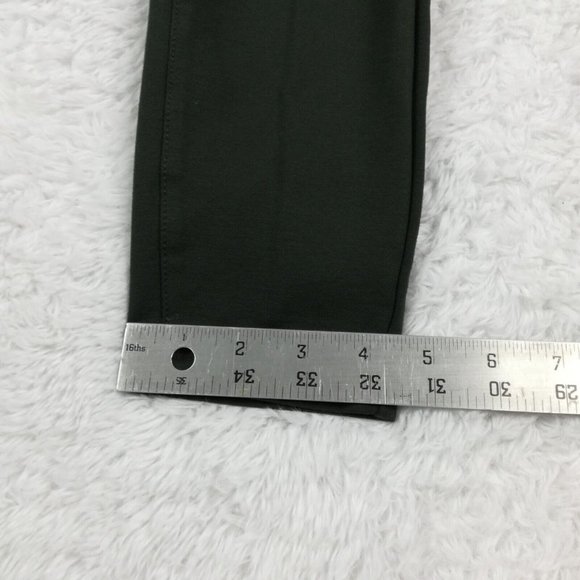 Liverpool Womens Pants Skinny Ankle Stretch Green Faux Pockets Mid Rise 6 - Picture 9 of 16